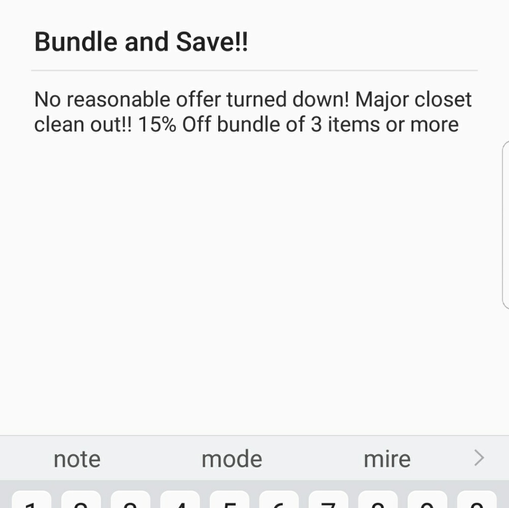 Bundle and save